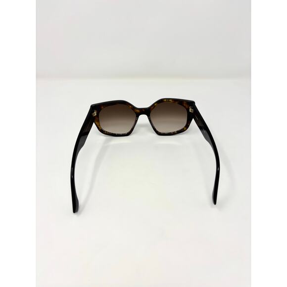 FENDI FF Zucca Monogram FE400171 Sunglasses Havana Brown Gradient main image 5